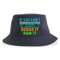 If You CanT Dodge It Ram It Pickup Truck Saying Owner Sustainable Bucket Hat