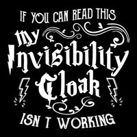 If You Can Read This My Invisibility Cloak IsnT Working Fun 16 in Basic Backpack