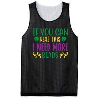 If You Can Read This I Need More Beads Mesh Reversible Basketball Jersey Tank