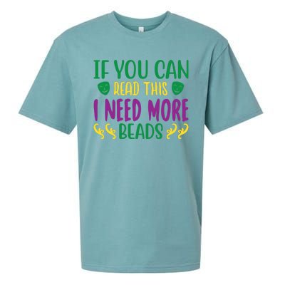 If You Can Read This I Need More Beads Sueded Cloud Jersey T-Shirt