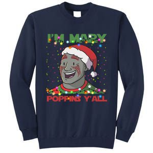 Im Yall Christmas Y Xmas Funny Holiday Season Tall Sweatshirt