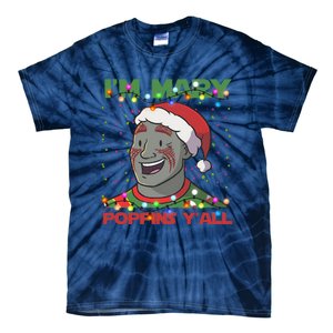 Im Yall Christmas Y Xmas Funny Holiday Season Tie-Dye T-Shirt