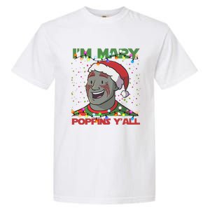 Im Yall Christmas Y Xmas Funny Holiday Season Garment-Dyed Heavyweight T-Shirt