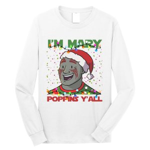 Im Yall Christmas Y Xmas Funny Holiday Season Long Sleeve Shirt