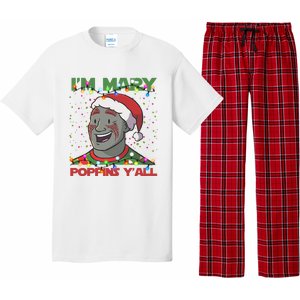 Im Yall Christmas Y Xmas Funny Holiday Season Pajama Set