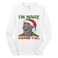 Im Yall Christmas Y Xmas Funny Holiday Season Tall Long Sleeve T-Shirt