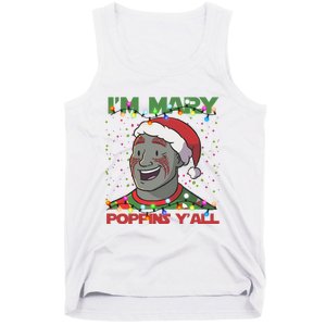 Im Yall Christmas Y Xmas Funny Holiday Season Tank Top