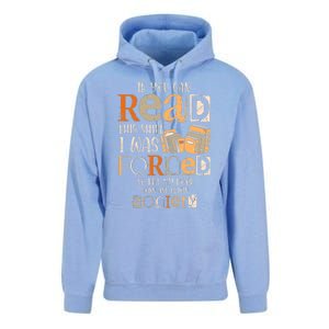 If You Can Read This I Was Forced To Put My Book Down Unisex Surf Hoodie