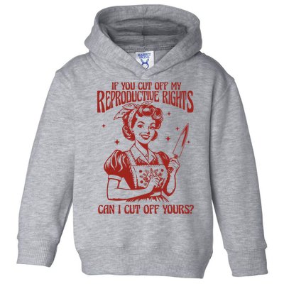 If You Cut Off My Reproductive Can I Cut Off Your Toddler Hoodie