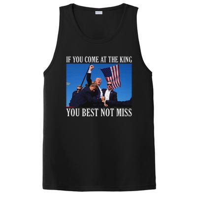 If You Come At The King You Best Not Miss Bold PosiCharge Competitor Tank