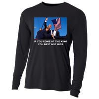 If You Come At The King You Best Not Miss Trump Shot Fist Cooling Performance Long Sleeve Crew