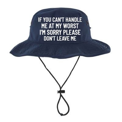 If You Can't Handle Me At My Worst Funny Legacy Cool Fit Booney Bucket Hat