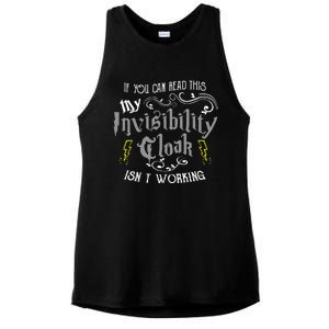 If You Can Read This My Invisibility Cloak Isn't Working Fun Ladies PosiCharge Tri-Blend Wicking Tank