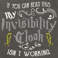If You Can Read This My Invisibility Cloak Isn't Working Fun Cotton Canvas Backpack