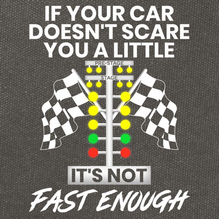 If Your Car DoesnT Scare You A Little ItS Not Fast Enough Cotton Canvas Backpack