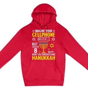 Imagine Your Cellphone But Lasted 8 Days You Understand Premium Pullover Hoodie