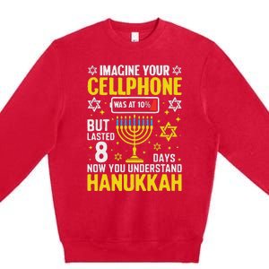 Imagine Your Cellphone But Lasted 8 Days You Understand Premium Crewneck Sweatshirt