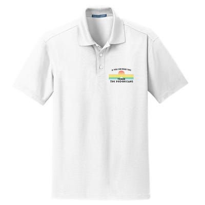 If You Can Read This Thank Phoenicians Dry Zone Grid Polo