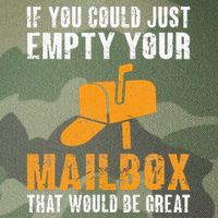 If You Could Just Empty Your Mailbox Funny Postal Employee Legacy Tie Dye Trucker Hat