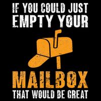 If You Could Just Empty Your Mailbox Funny Postal Employee Sustainable Bucket Hat