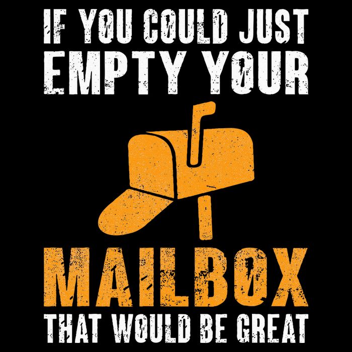 If You Could Just Empty Your Mailbox Funny Postal Employee Sustainable Bucket Hat