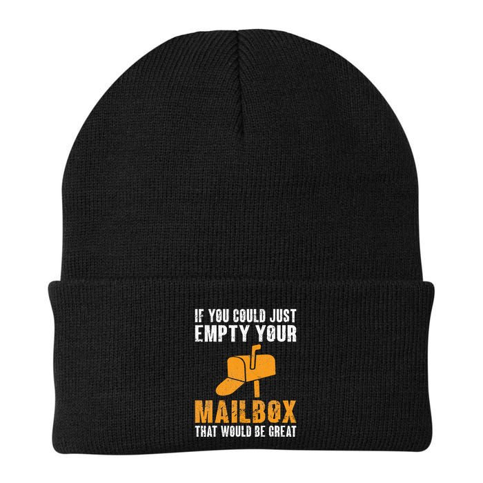 If You Could Just Empty Your Mailbox Funny Postal Employee Beanie