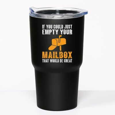 If You Could Just Empty Your Mailbox Funny Postal Employee Tumbler