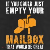 If You Could Just Empty Your Mailbox Funny Postal Employee 25L Jumbo Tote