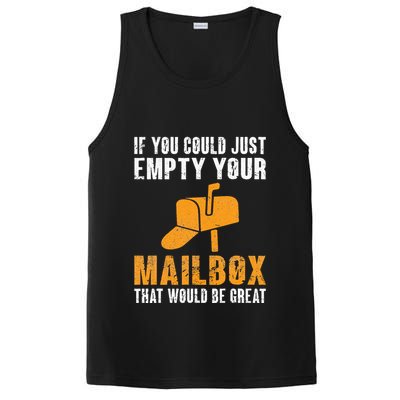 If You Could Just Empty Your Mailbox Funny Postal Employee PosiCharge Competitor Tank