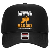 If You Could Just Empty Your Mailbox Funny Postal Employee Hat