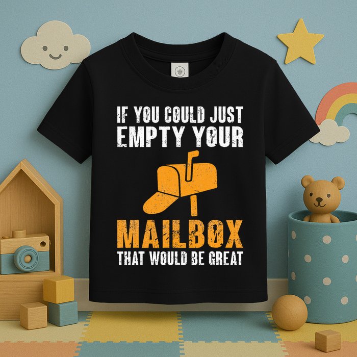 If You Could Just Empty Your Mailbox Funny Postal Employee Toddler T-Shirt
