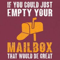 If You Could Just Empty Your Mailbox Funny Postal Employee 16oz Travel Tumbler