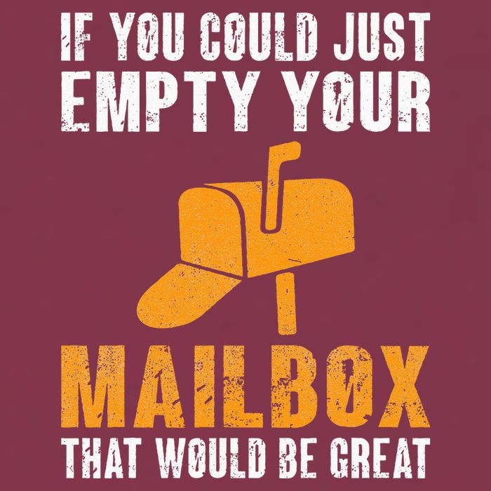 If You Could Just Empty Your Mailbox Funny Postal Employee 16oz Travel Tumbler