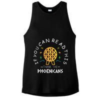 If You Can Read This Thank The Phoenicians Reading Ladies PosiCharge Tri-Blend Wicking Tank