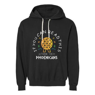 If You Can Read This Thank The Phoenicians Reading Garment-Dyed Fleece Hoodie