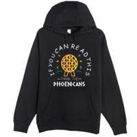 If You Can Read This Thank The Phoenicians Reading Premium Pullover Hoodie