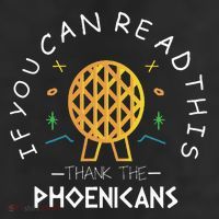 If You Can Read This Thank The Phoenicians Reading 25L Jumbo Tote
