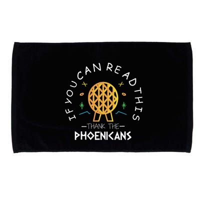 If You Can Read This Thank The Phoenicians Reading Microfiber Hand Towel