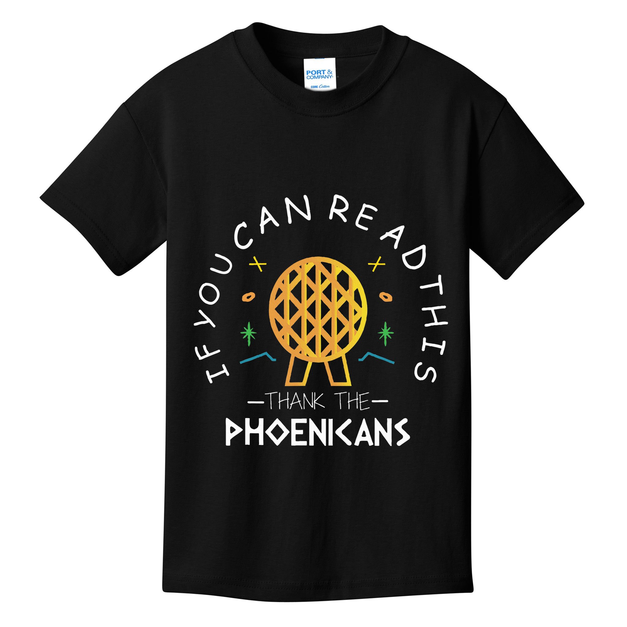 If You Can Read This Thank The Phoenicians Reading Kids T-Shirt