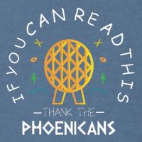 If You Can Read This Thank The Phoenicians Reading Garment-Dyed Sweatshirt