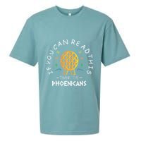 If You Can Read This Thank The Phoenicians Reading Sueded Cloud Jersey T-Shirt