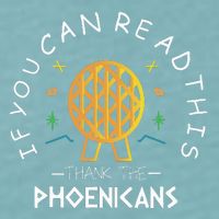 If You Can Read This Thank The Phoenicians Reading Sueded Cloud Jersey T-Shirt
