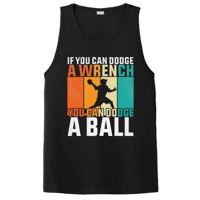 If You Can Dodge A Wrench You Can Dodge A Ball Dodgeball PosiCharge Competitor Tank