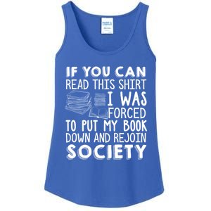 If You Can Read This Book Lovers Novel Reading Funny Gift Ladies Essential Tank