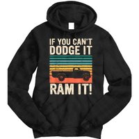 If You Cant Dodge It Retro It Pickup Truck Tie Dye Hoodie