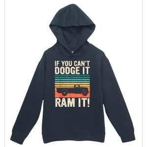 If You Cant Dodge It Retro It Pickup Truck Urban Pullover Hoodie