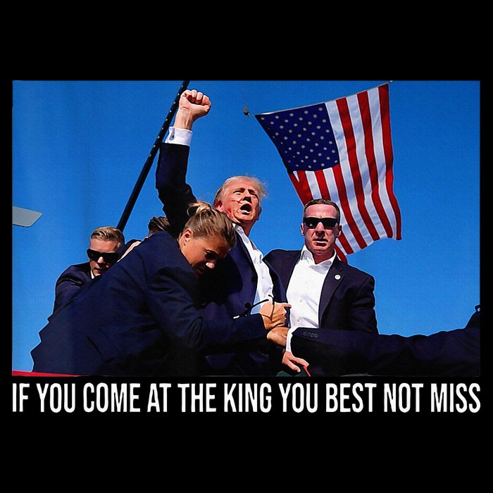If You Come At The King You Best Not Miss Trump Sustainable Bucket Hat