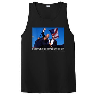 If You Come At The King You Best Not Miss Trump PosiCharge Competitor Tank