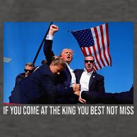 If You Come At The King You Best Not Miss Trump Vector Backpack