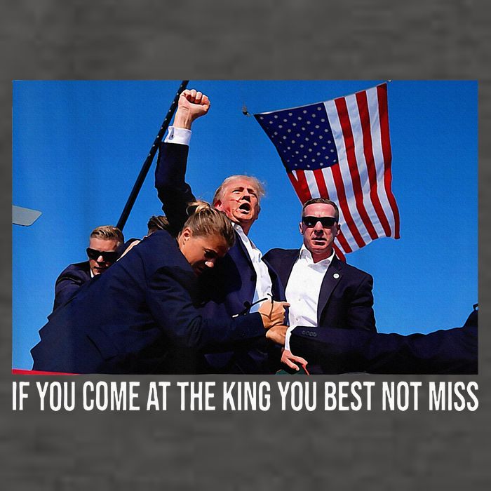If You Come At The King You Best Not Miss Trump Vector Backpack